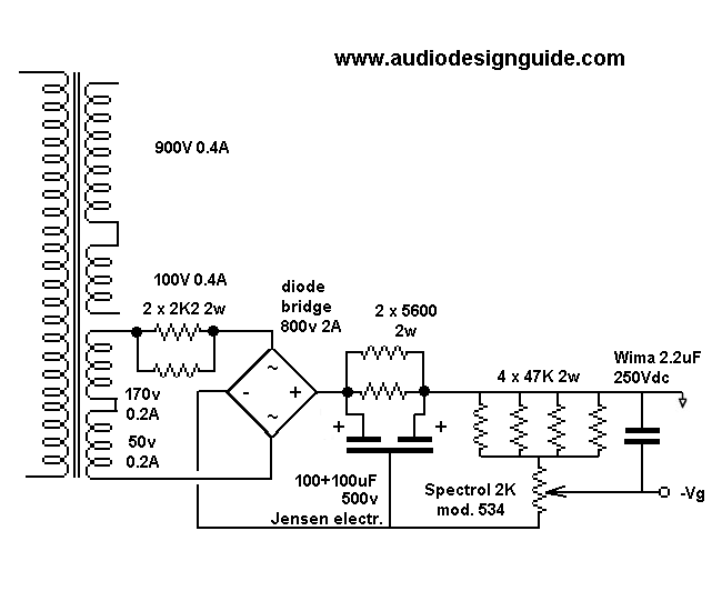 845 Tube Amplifier Schematic
